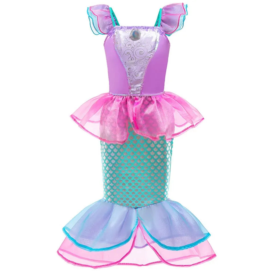 Girls Princess Costume Dress – Elsa & Anna
