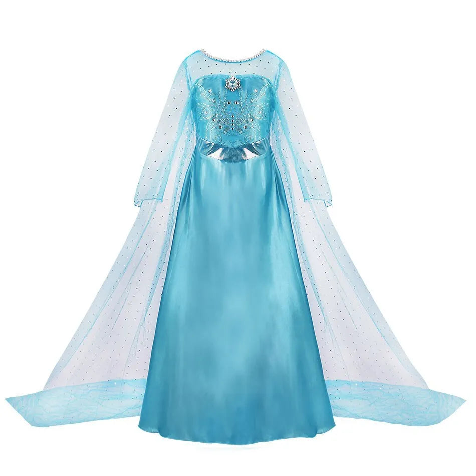 Girls Princess Costume Dress – Elsa & Anna