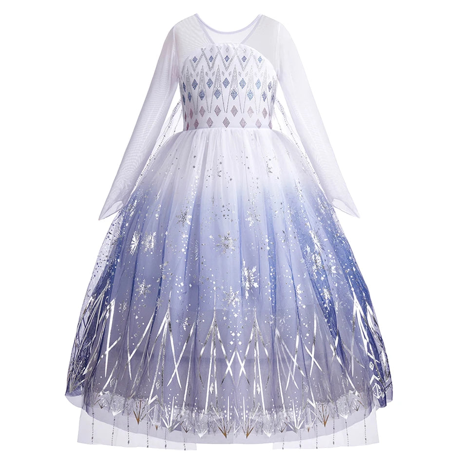 Girls Princess Costume Dress – Elsa & Anna