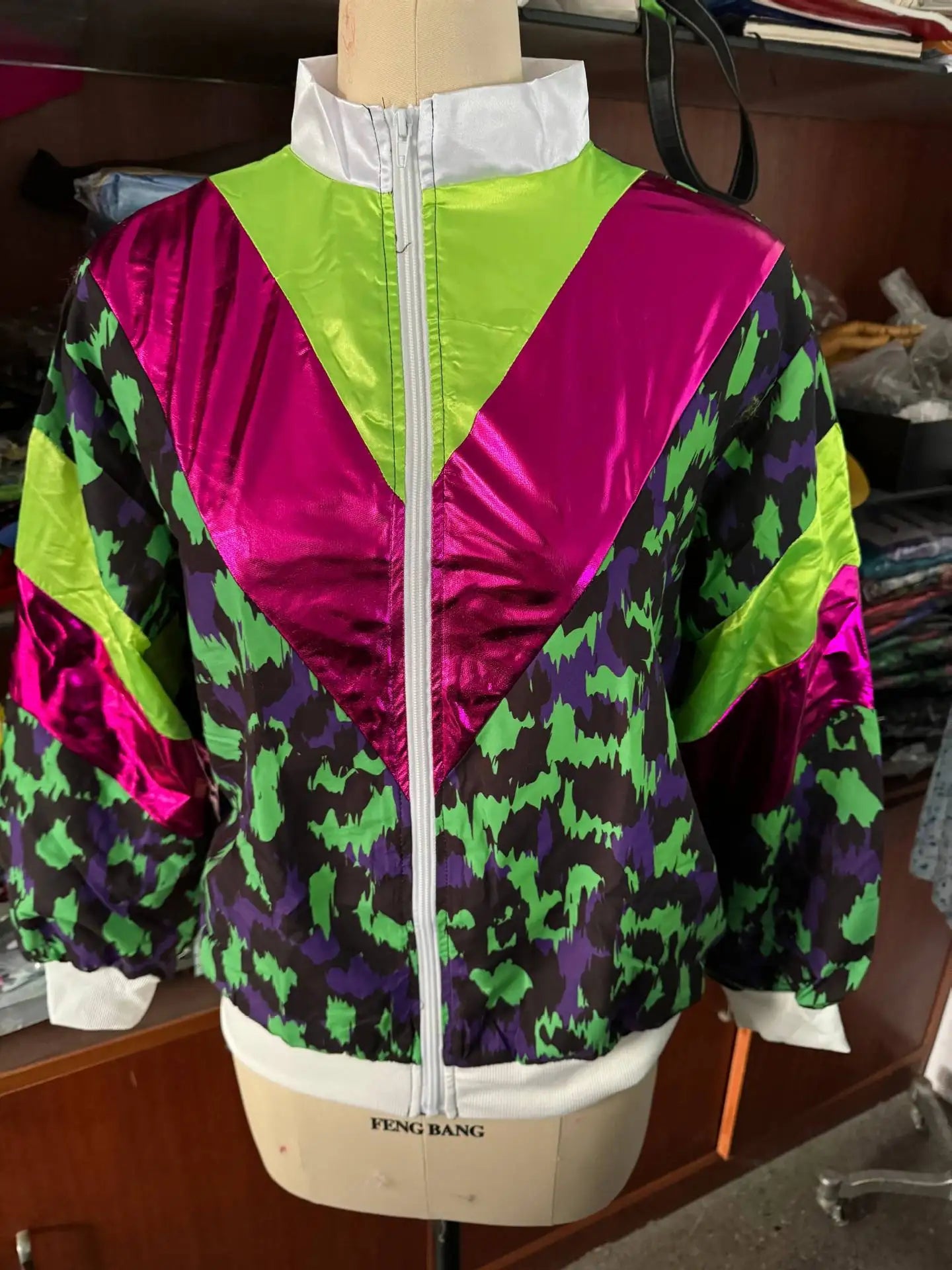 Retro Disco Tracksuit Costume – 2 Piece Set