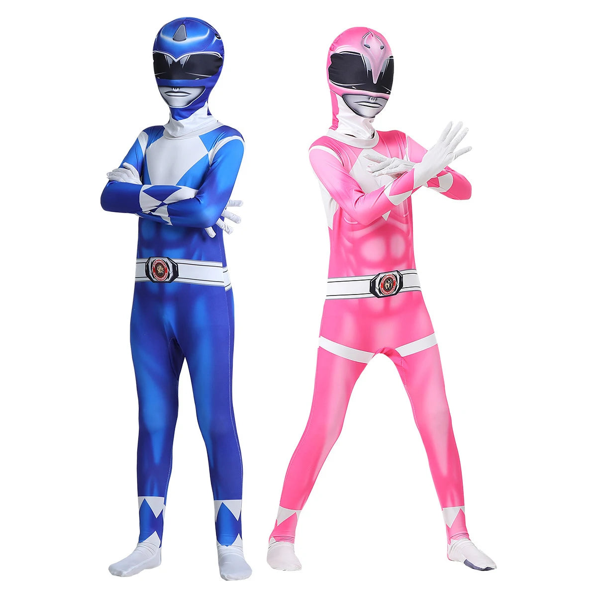 Morpher Samurai Sentai Shinkenger superhero cosplay costume jumpsuit with mask for kids