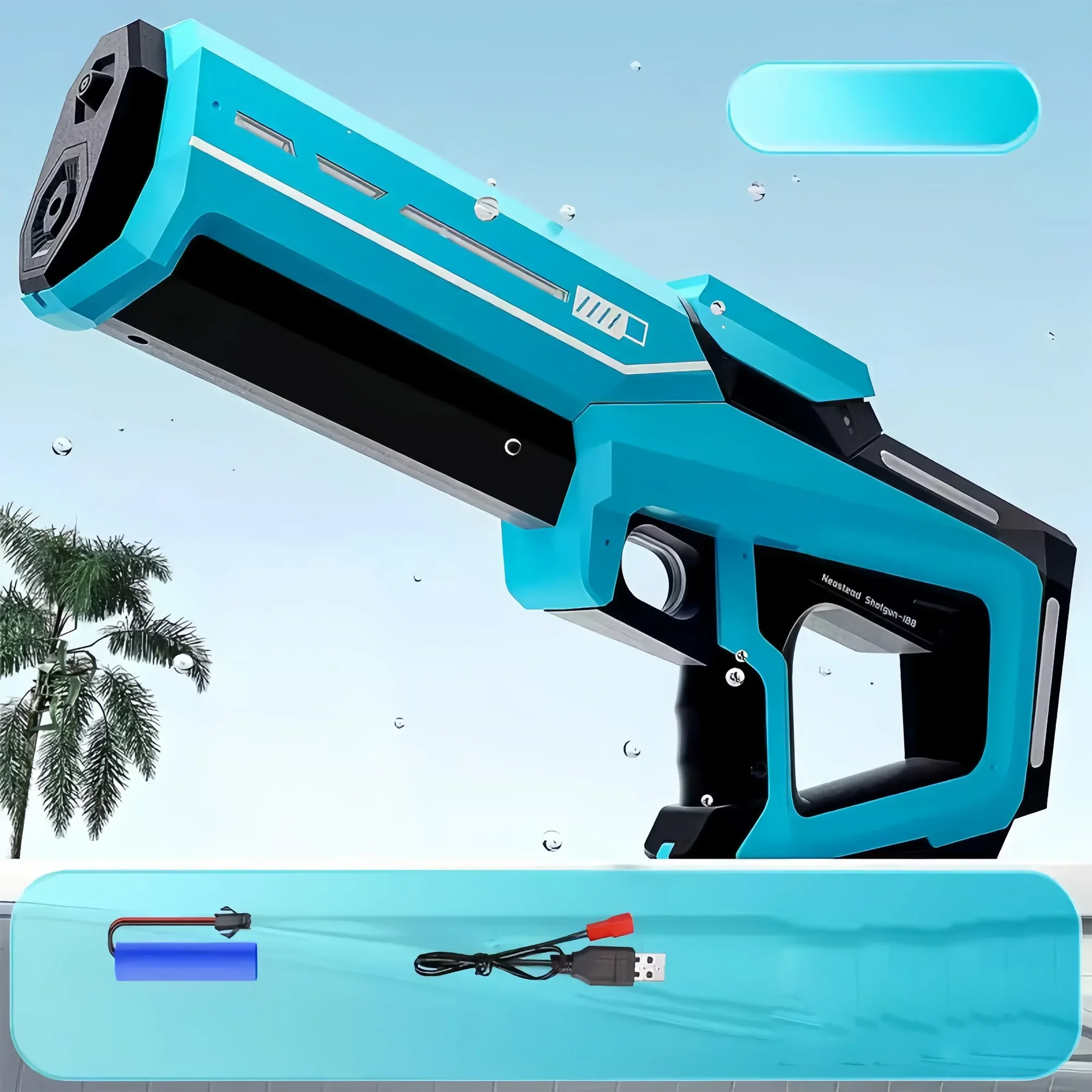 Electric Water Gun for Kids - High Pressure Automatic Water Blaster
