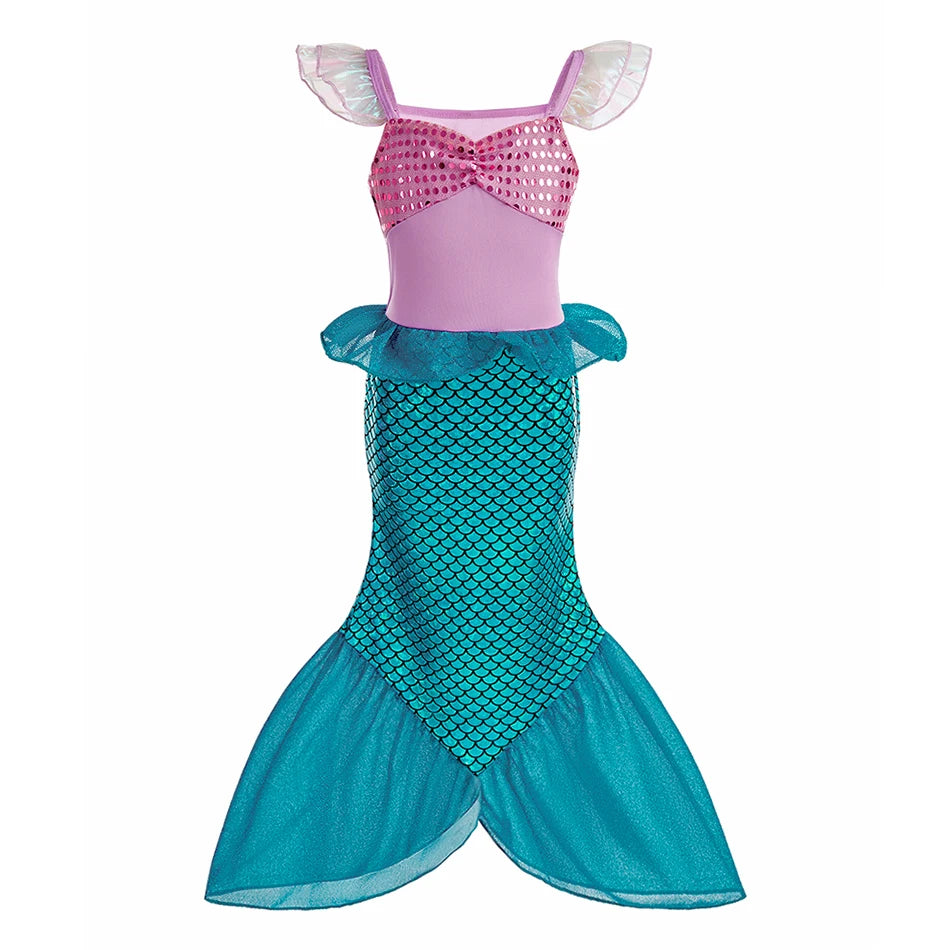 Girls Princess Costume Dress – Elsa & Anna