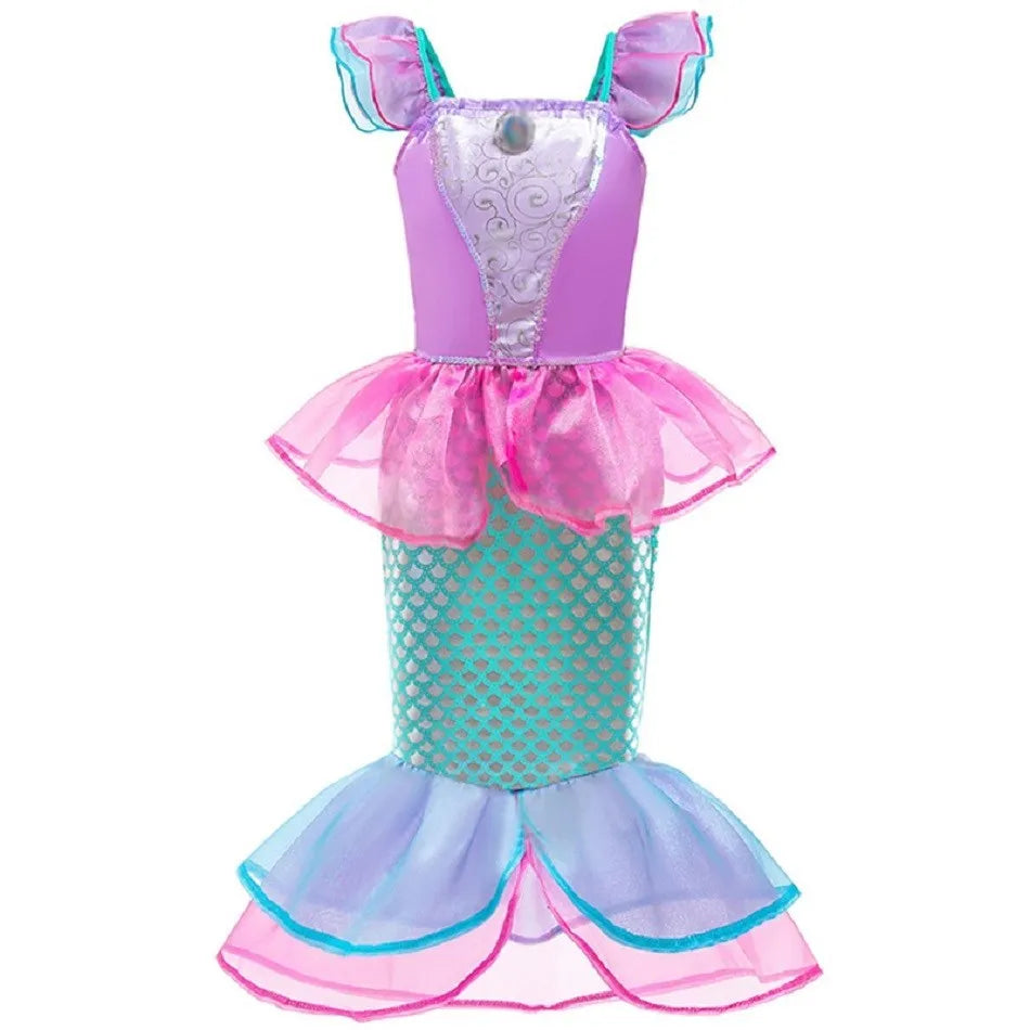 Girls Princess Costume Dress – Elsa & Anna