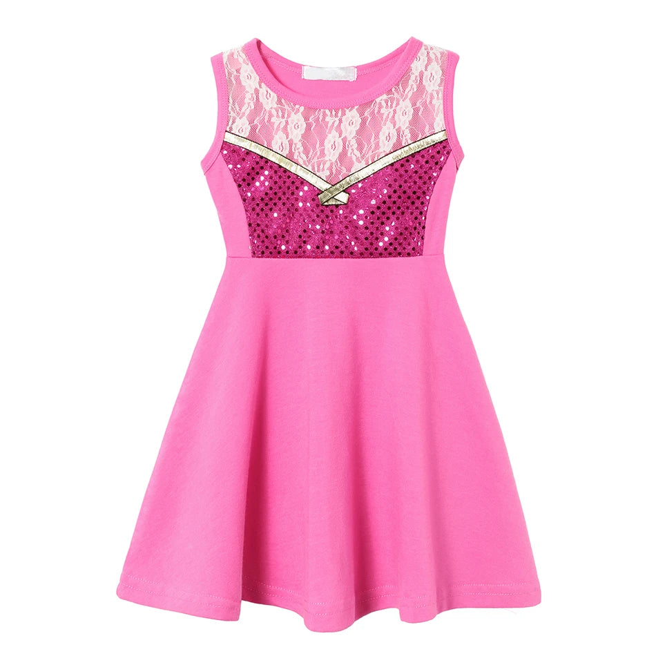 Girls Mermaid Rapunzel Princess Dress