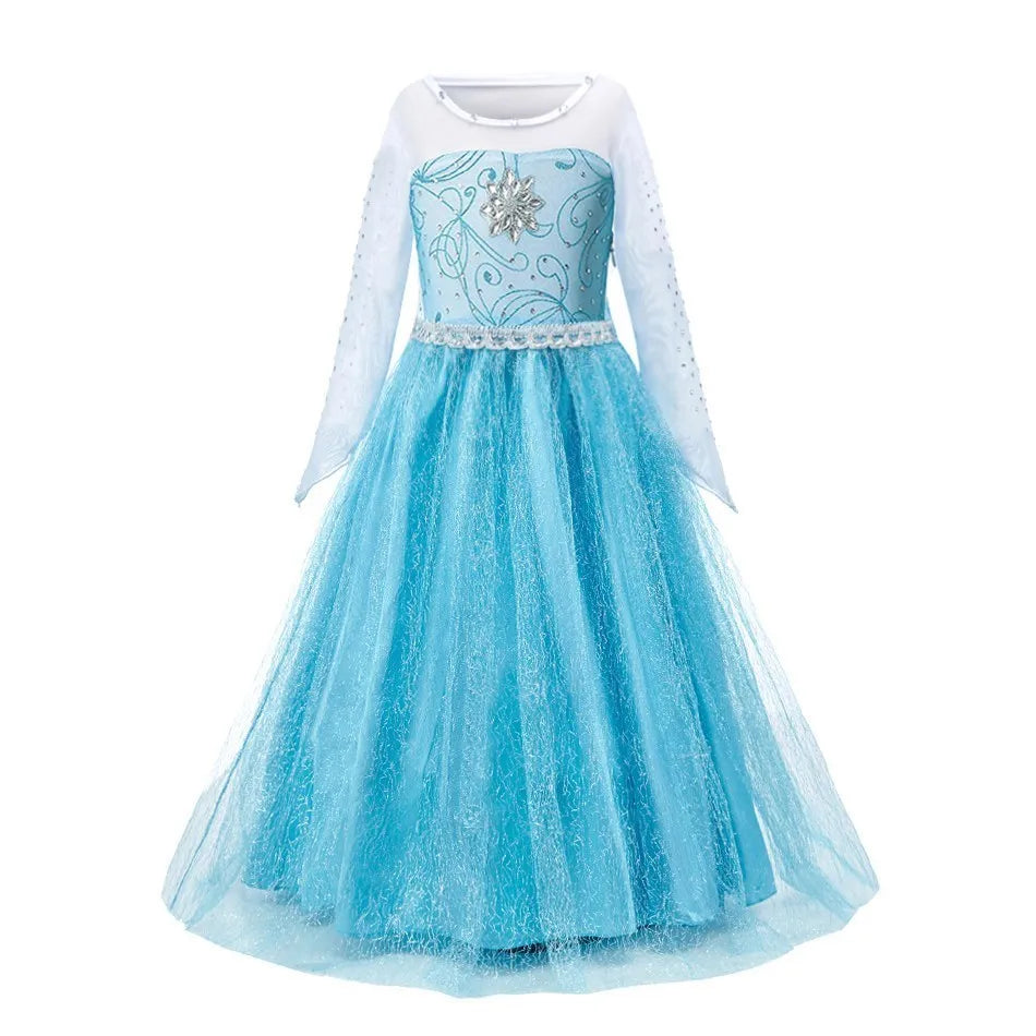 Girls Princess Costume Dress – Elsa & Anna
