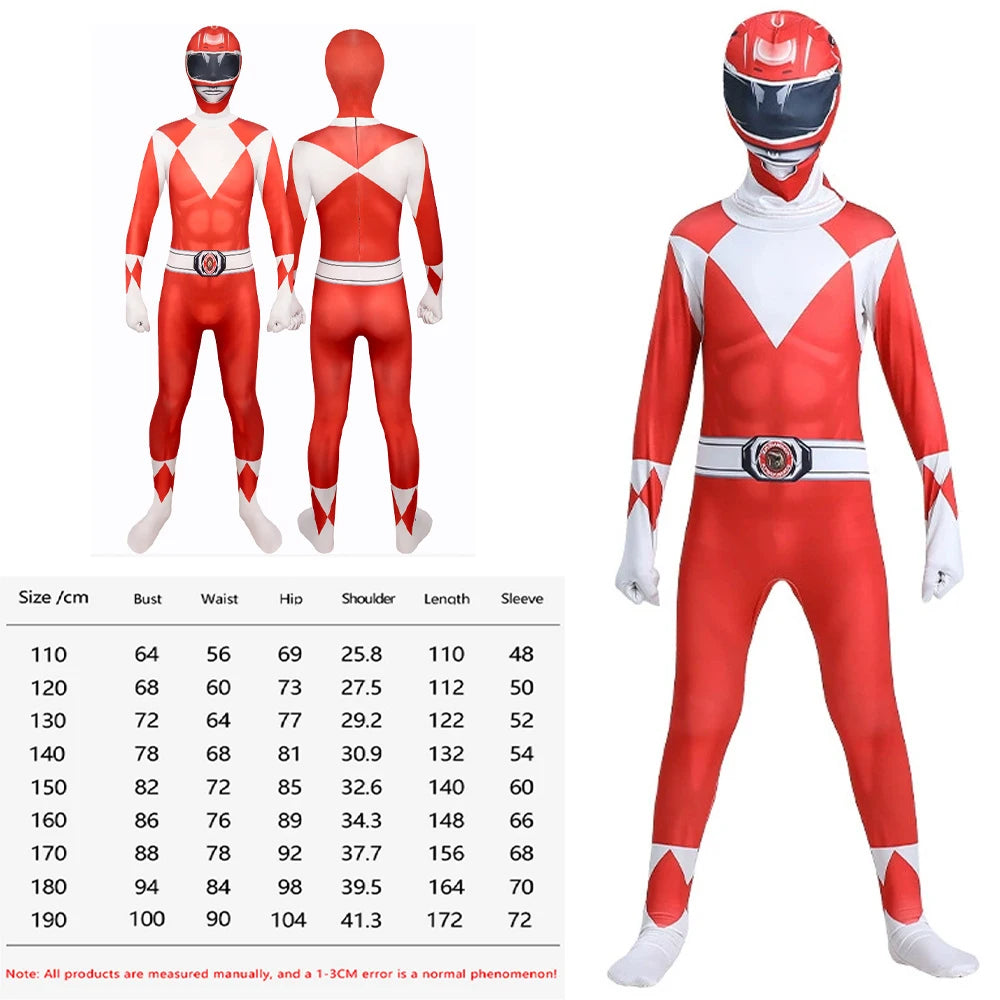 Samurai Superhero Cosplay Costume with Mask