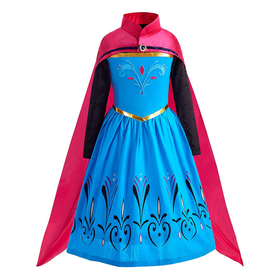 Girls Princess Costume Dress – Elsa & Anna